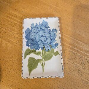 Blue Hydrangea Trinket Tray